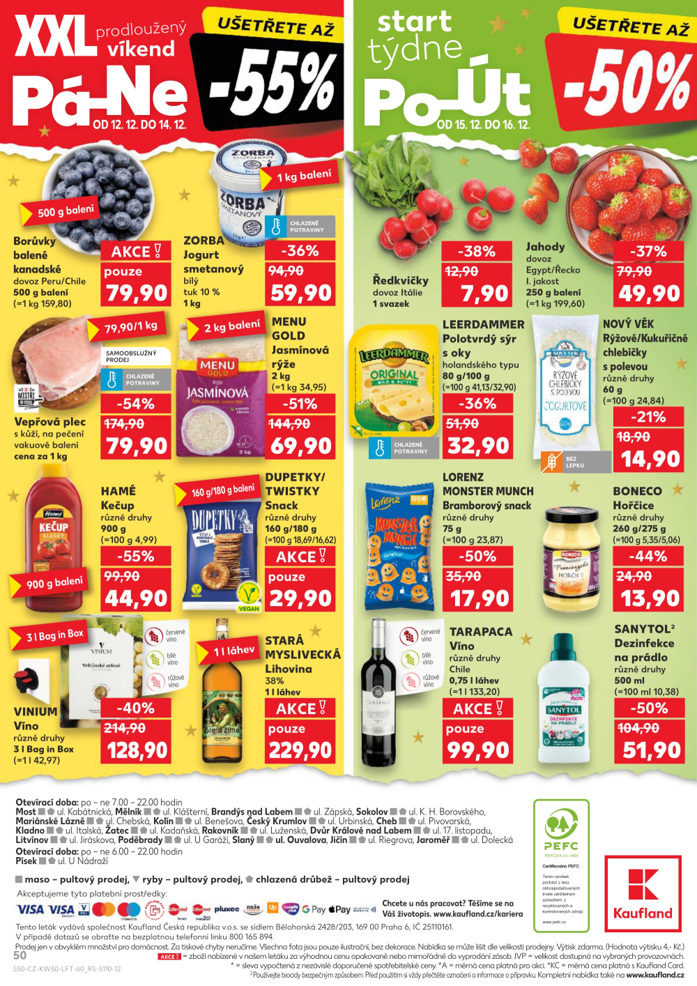 Leták Kaufland leták Mělník - strana 50