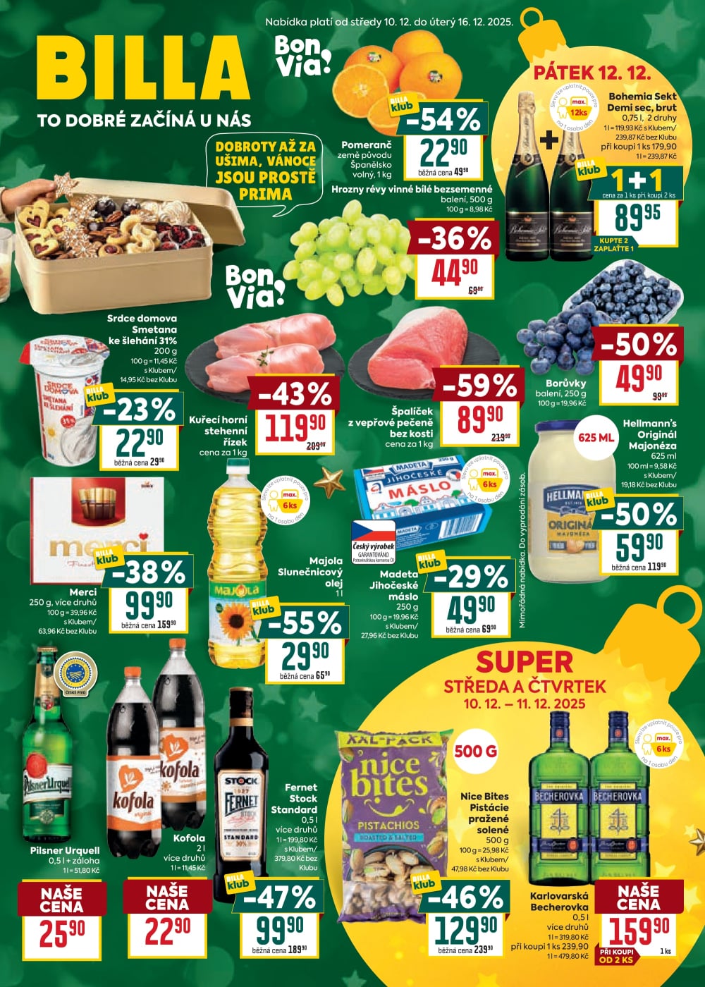 Leták BILLA velký leták - strana 1