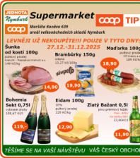 Akční leták COOP Jednota Nymburk Supermarket 