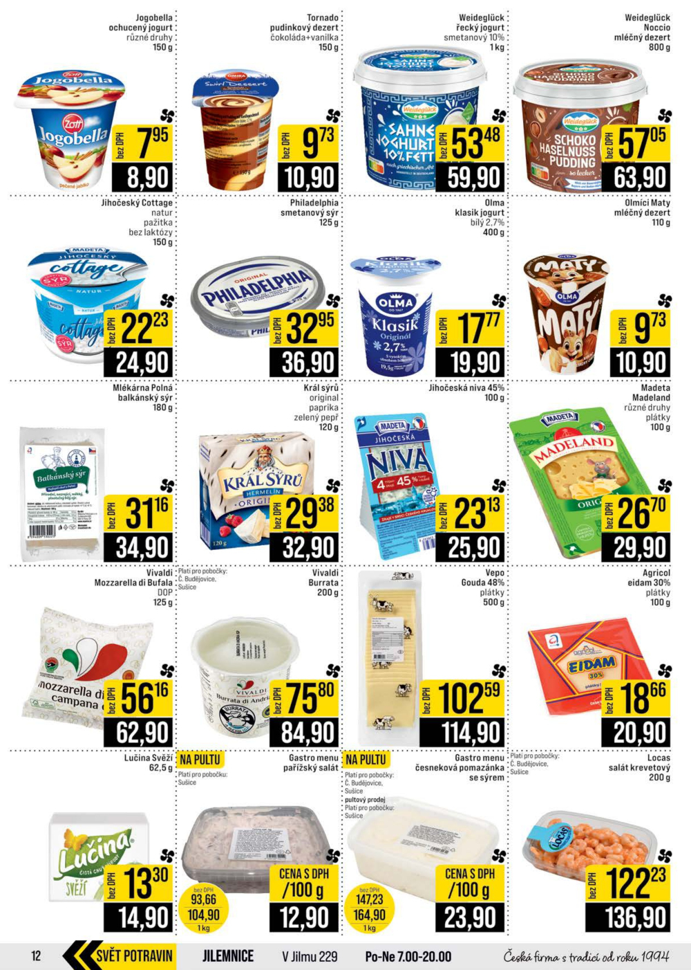 Leták JIP leták CC Cash & Carry - České Budějovice, Most, Náchod, Svoboda nad Úpou, Sušice - strana 12