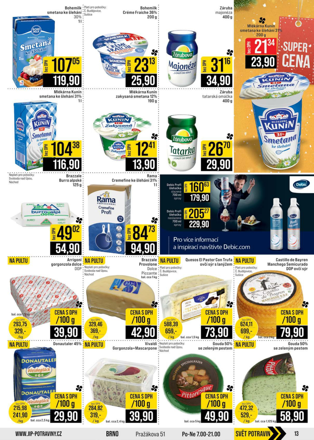 Leták JIP leták CC Cash & Carry - České Budějovice, Most, Náchod, Svoboda nad Úpou, Sušice - strana 13