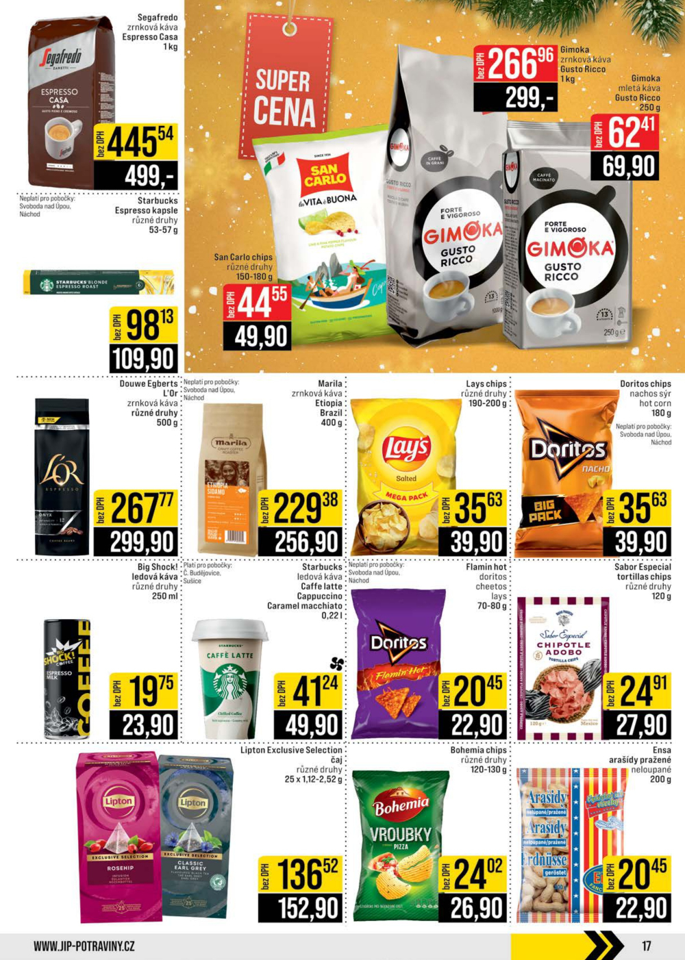 Leták JIP leták CC Cash & Carry - České Budějovice, Most, Náchod, Svoboda nad Úpou, Sušice - strana 17