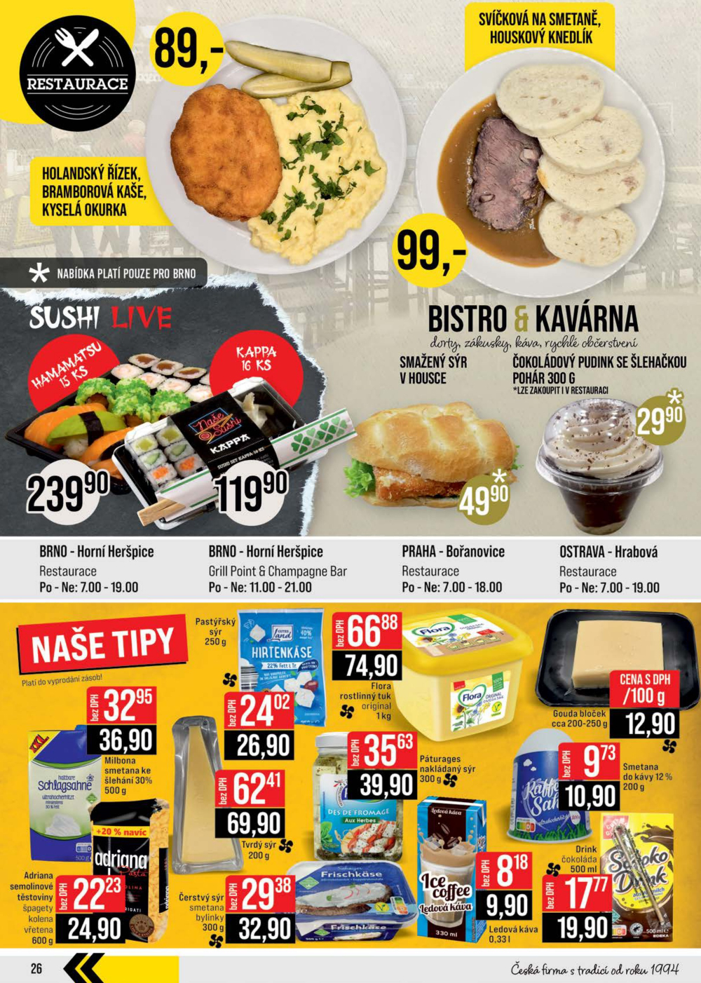 Leták JIP leták CC Cash & Carry - České Budějovice, Most, Náchod, Svoboda nad Úpou, Sušice - strana 26