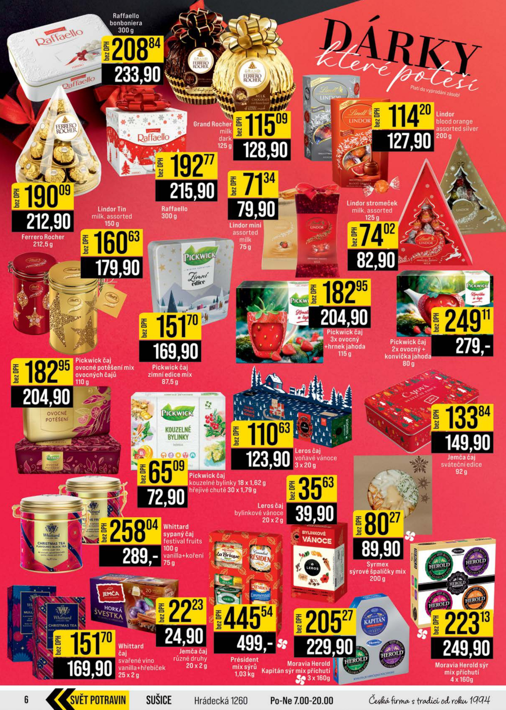 Leták JIP leták CC Cash & Carry - České Budějovice, Most, Náchod, Svoboda nad Úpou, Sušice - strana 6