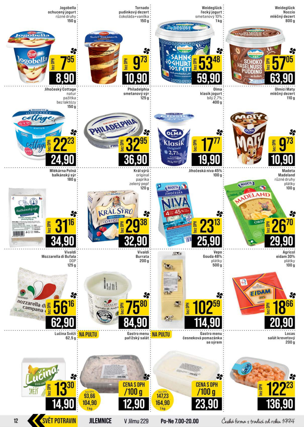 Leták JIP leták CC Cash & Carry - Brno, Ostrava, Praha, Polička, Olomouc, Karlovy Vary, Zlín, Jilemnice, Pardubice - strana 12