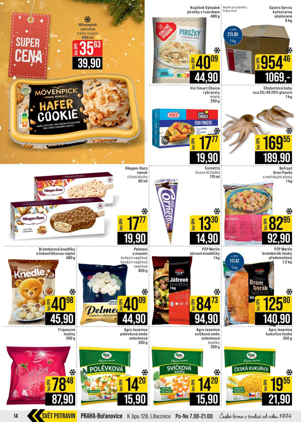 Leták JIP leták CC Cash & Carry - Brno, Ostrava, Praha, Polička, Olomouc, Karlovy Vary, Zlín, Jilemnice, Pardubice - strana 14