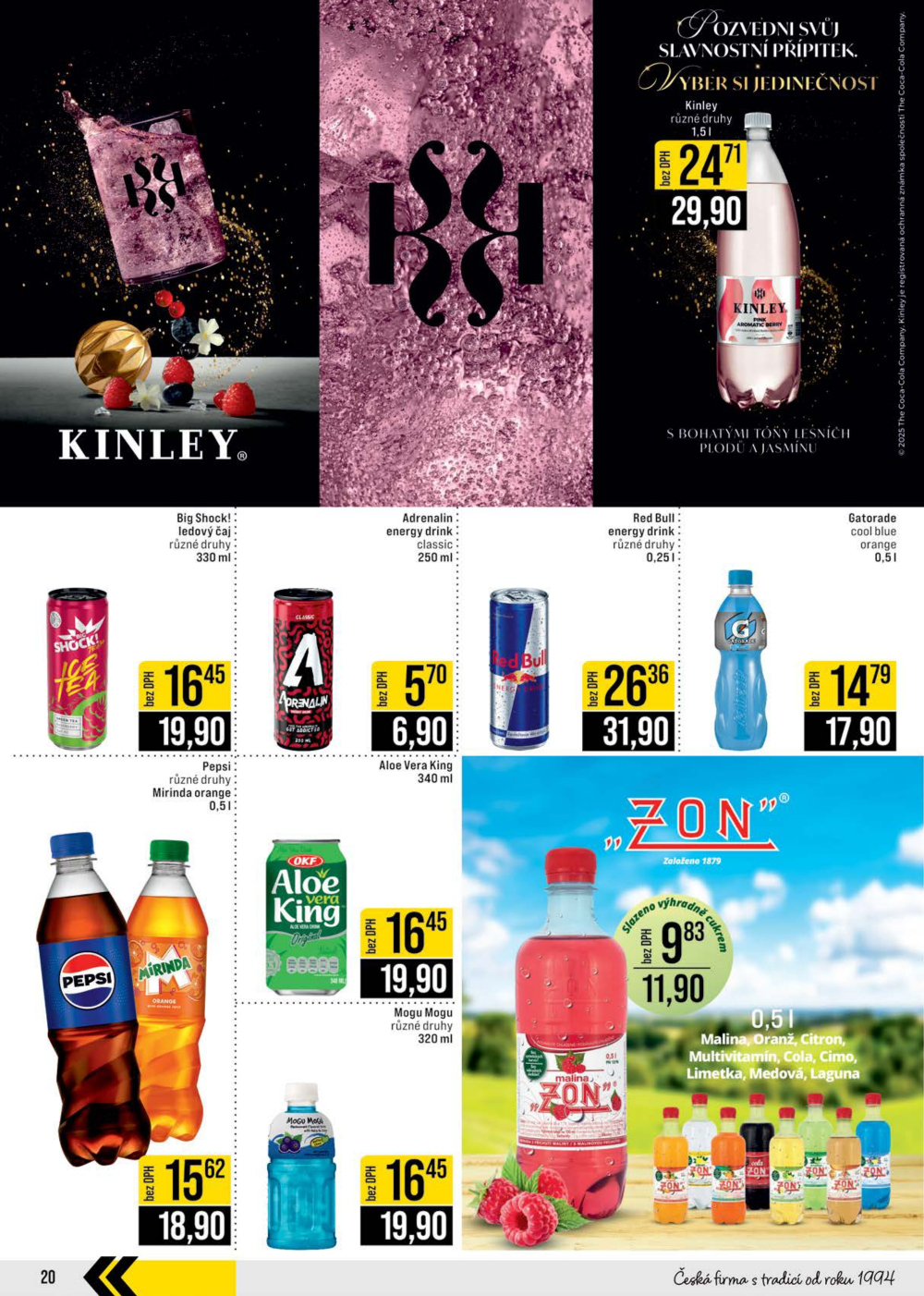 Leták JIP leták CC Cash & Carry - Brno, Ostrava, Praha, Polička, Olomouc, Karlovy Vary, Zlín, Jilemnice, Pardubice - strana 20