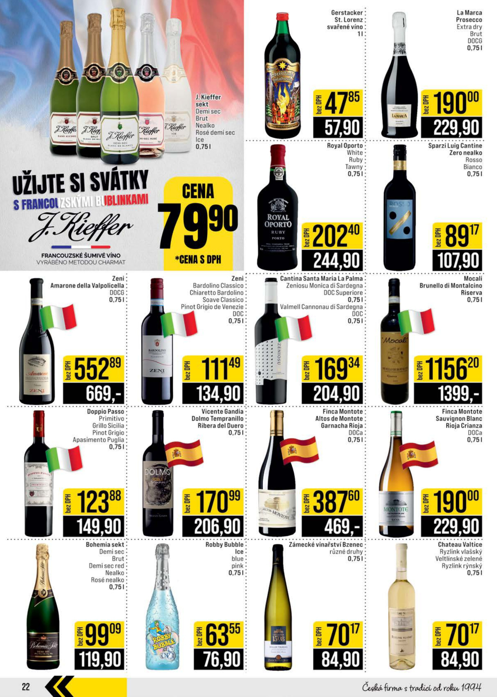 Leták JIP leták CC Cash & Carry - Brno, Ostrava, Praha, Polička, Olomouc, Karlovy Vary, Zlín, Jilemnice, Pardubice - strana 22