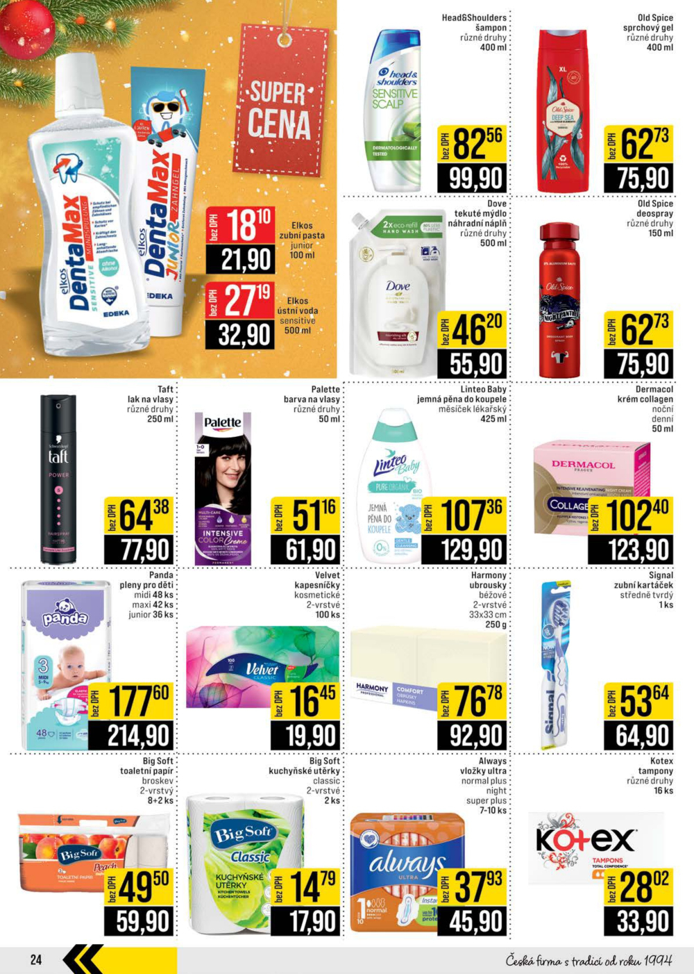 Leták JIP leták CC Cash & Carry - Brno, Ostrava, Praha, Polička, Olomouc, Karlovy Vary, Zlín, Jilemnice, Pardubice - strana 24