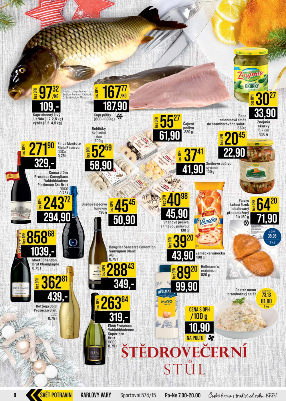 Leták JIP leták CC Cash & Carry - Brno, Ostrava, Praha, Polička, Olomouc, Karlovy Vary, Zlín, Jilemnice, Pardubice - strana 8