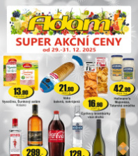 Akční leták ADAM POTRAVINY 