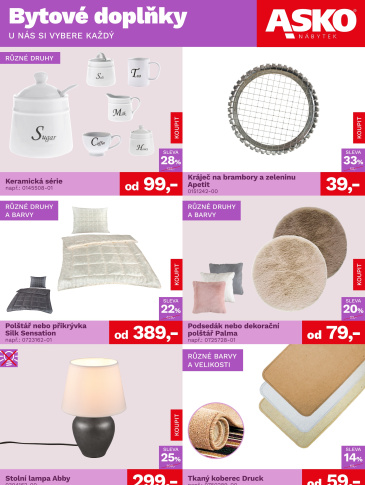 ASKO nábytek leták - Bytové doplňky