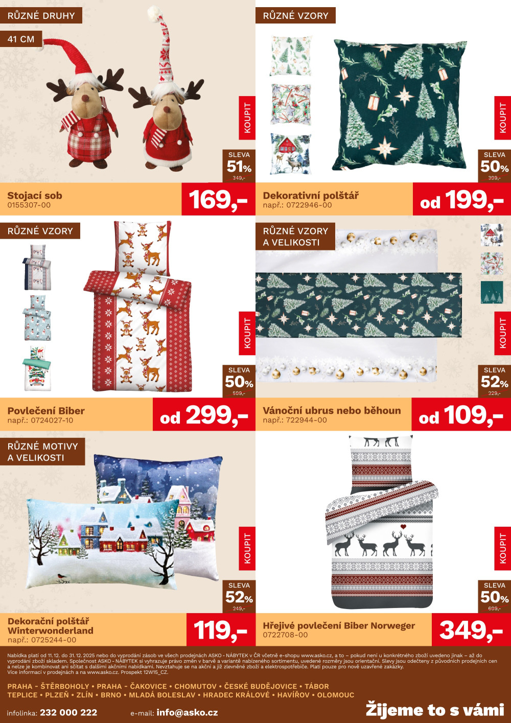 Leták ASKO nábytek leták - Vánoční zboží - strana 4