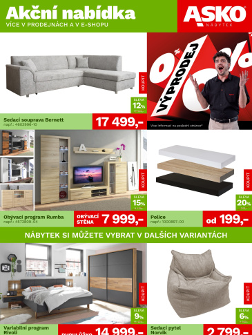 ASKO nábytek leták - Akční nabídka