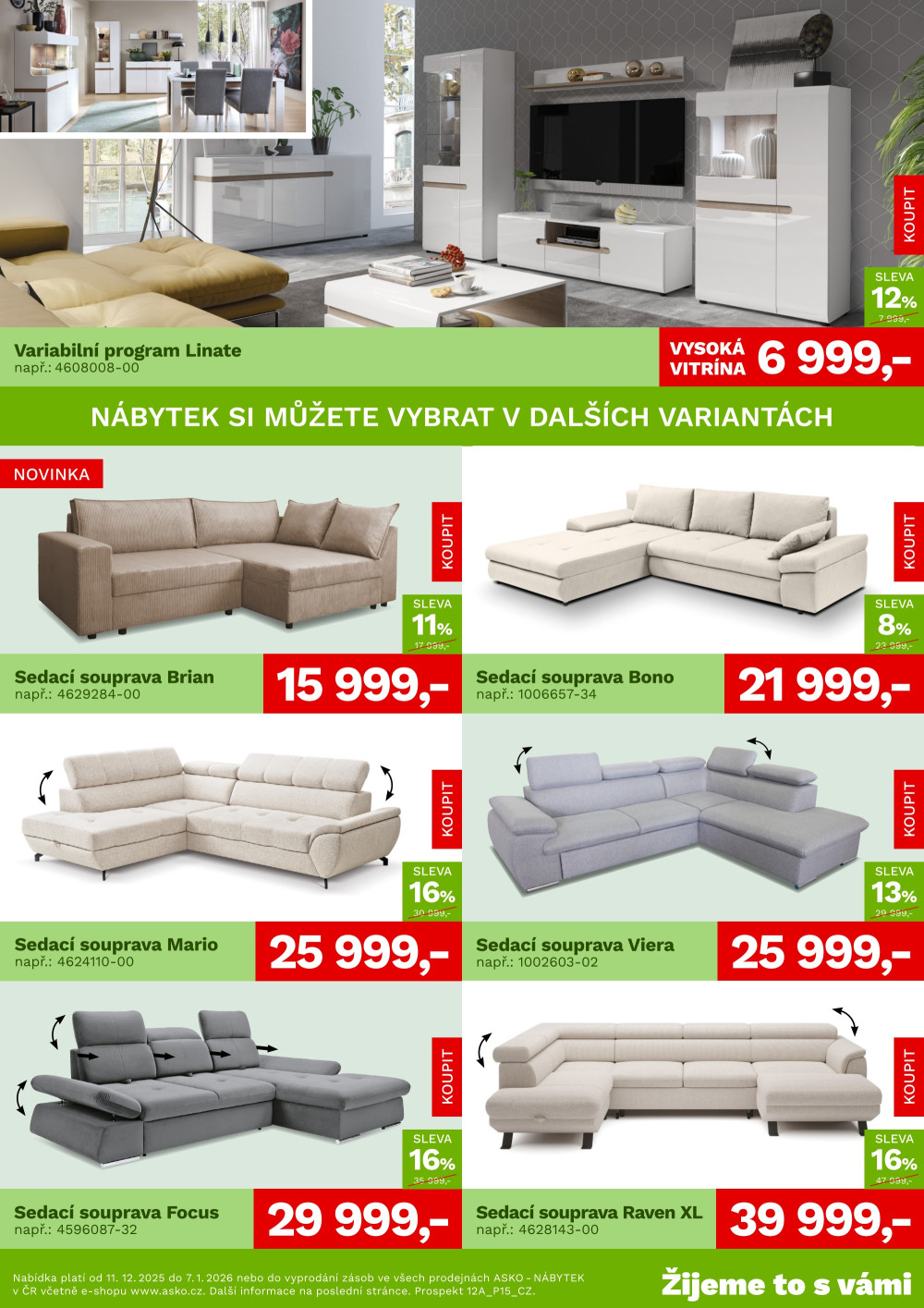 Leták ASKO nábytek leták - Akční nabídka - strana 2