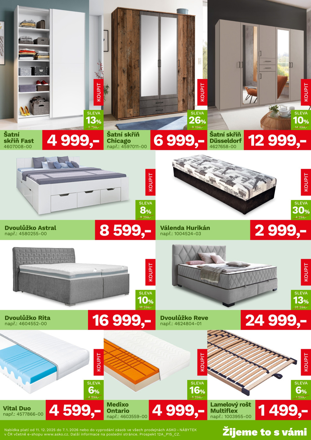 Leták ASKO nábytek leták - Akční nabídka - strana 3