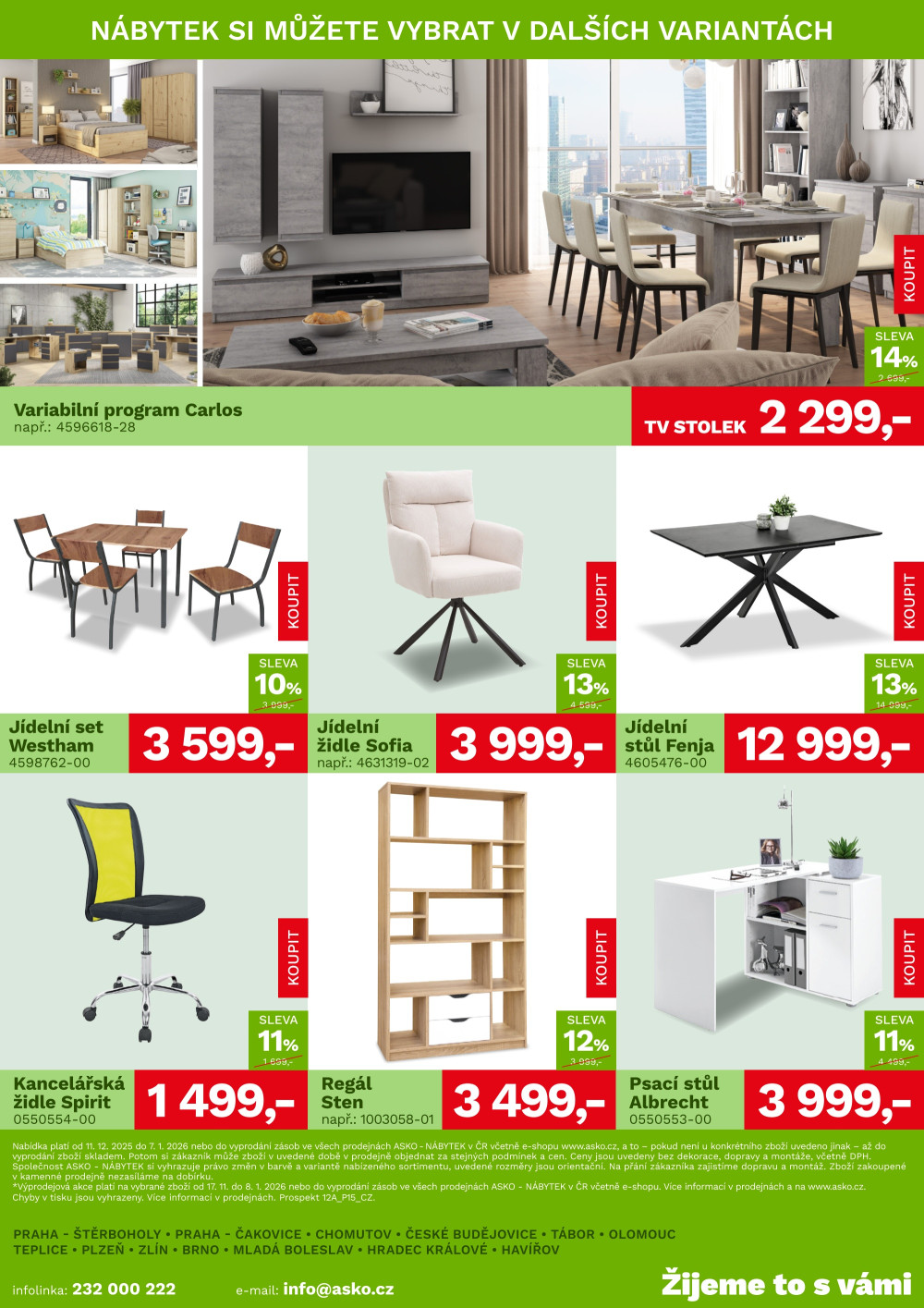 Leták ASKO nábytek leták - Akční nabídka - strana 4