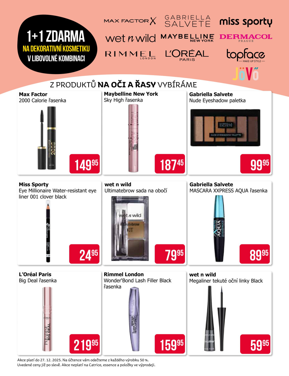 Leták Teta drogerie-  Dekorativní kosmetika 1+1 zdarma - strana 2