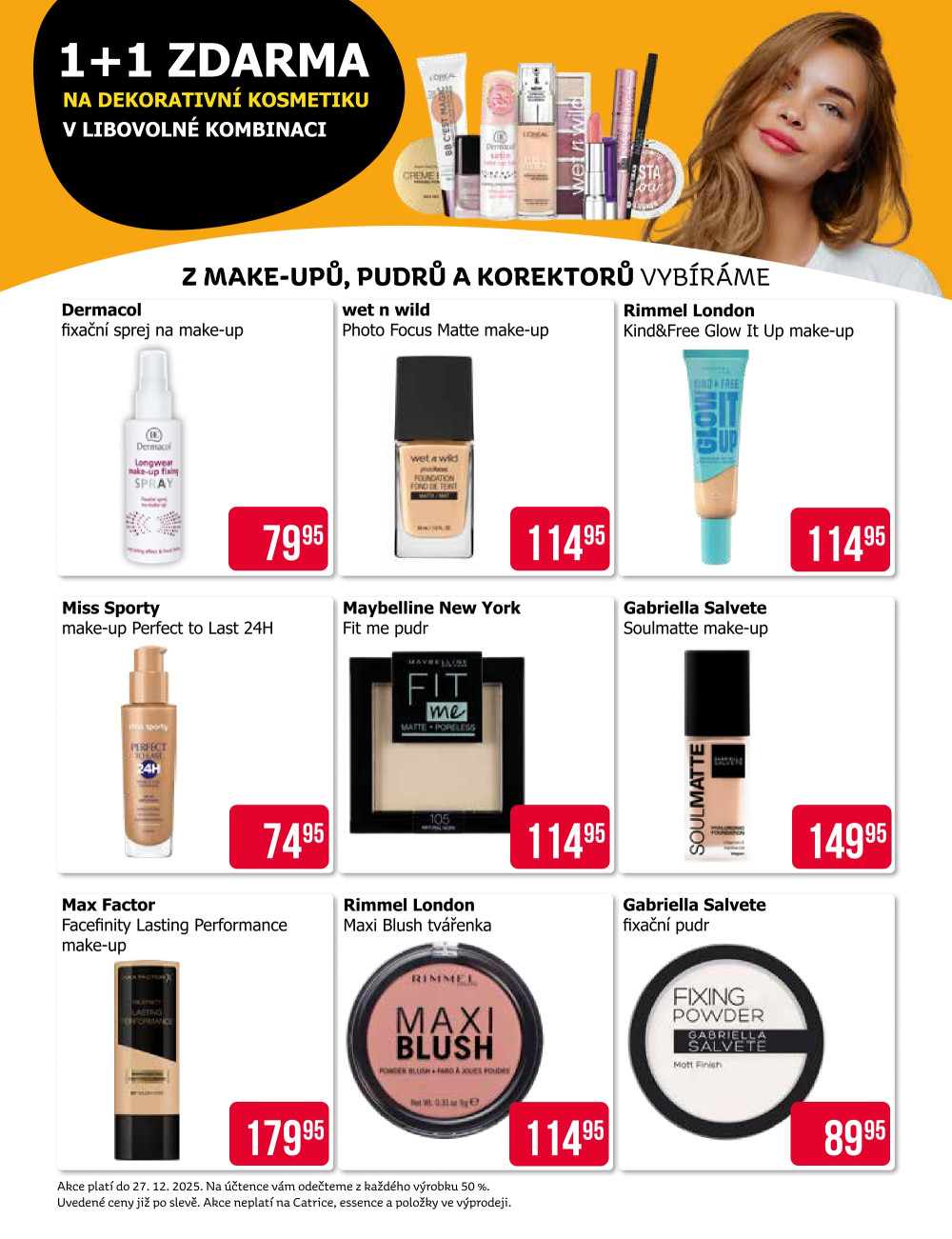 Leták Teta drogerie-  Dekorativní kosmetika 1+1 zdarma - strana 5