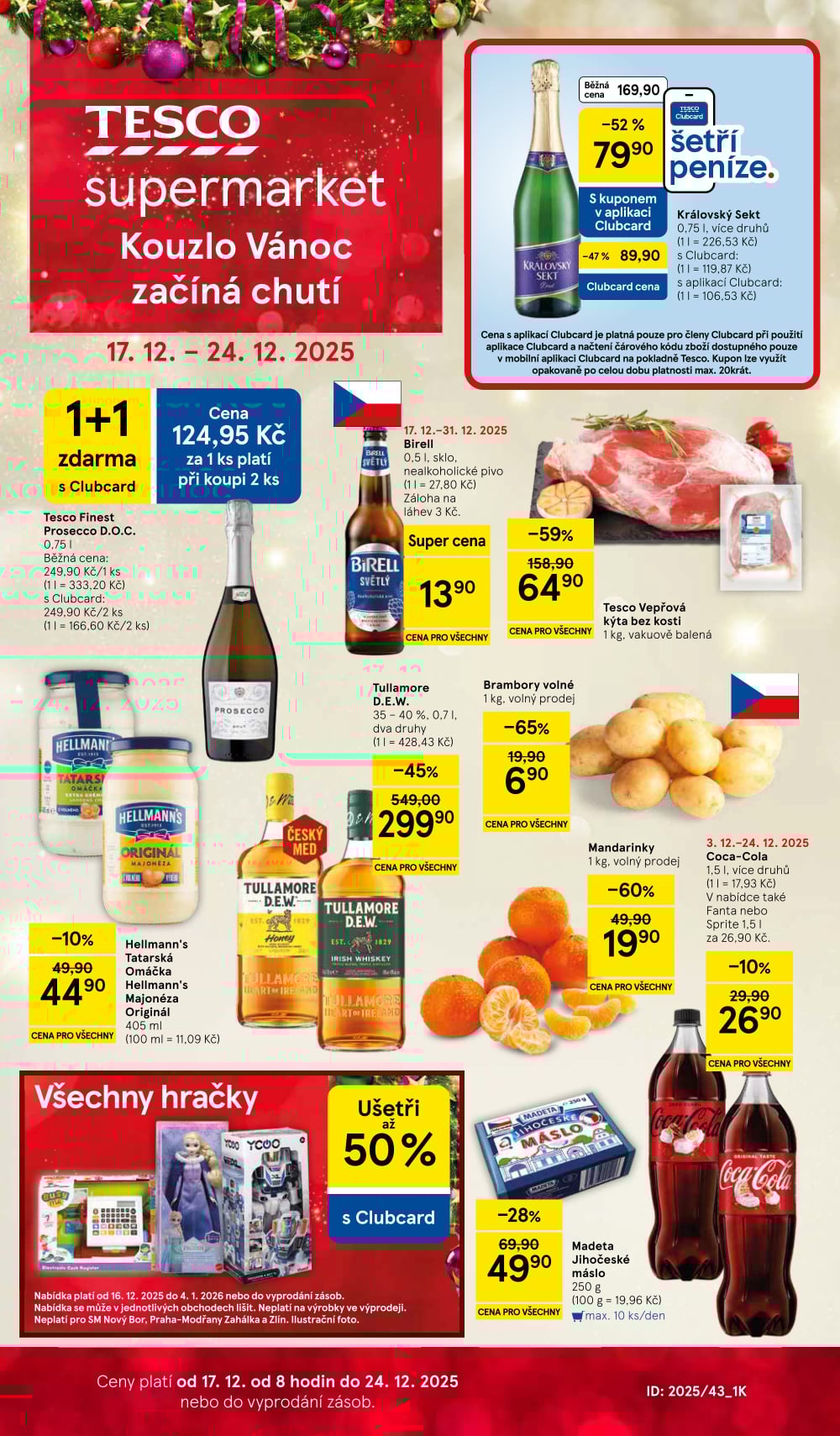 Leták Tesco supermarket leták - strana 1