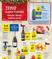 Akční leták Tesco supermarket 