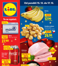 Akční leták Lidl  od pondělí