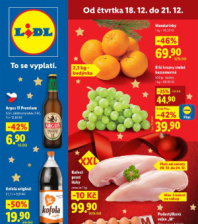 Akční leták Lidl  od čtvrtka
