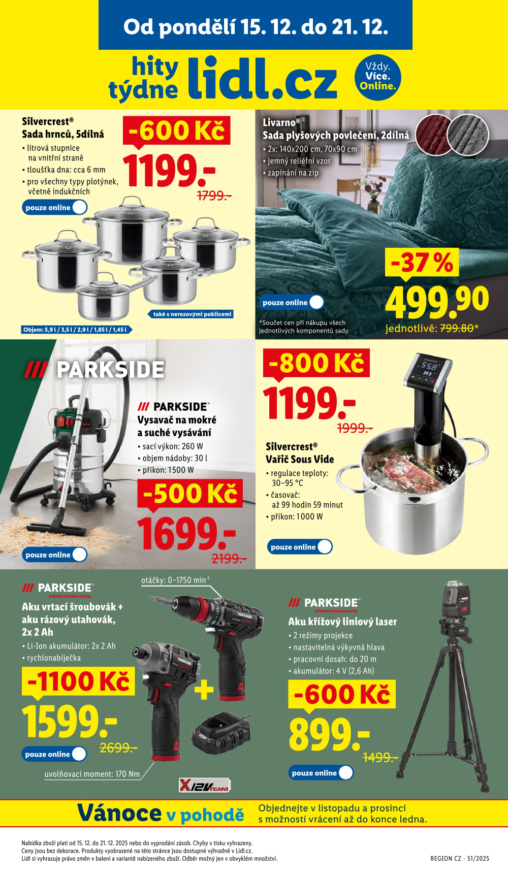 Leták Lidl leták - Nabídka spotřebního zboží - strana 15