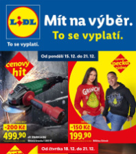 Akční leták Lidl  - Nabídka spotřebního zboží