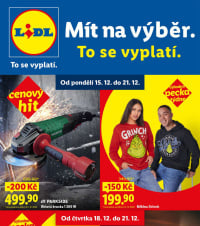 Akční leták Lidl  - Nabídka spotřebního zboží