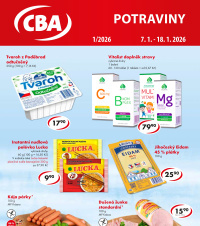 Akční leták CBA Potraviny 