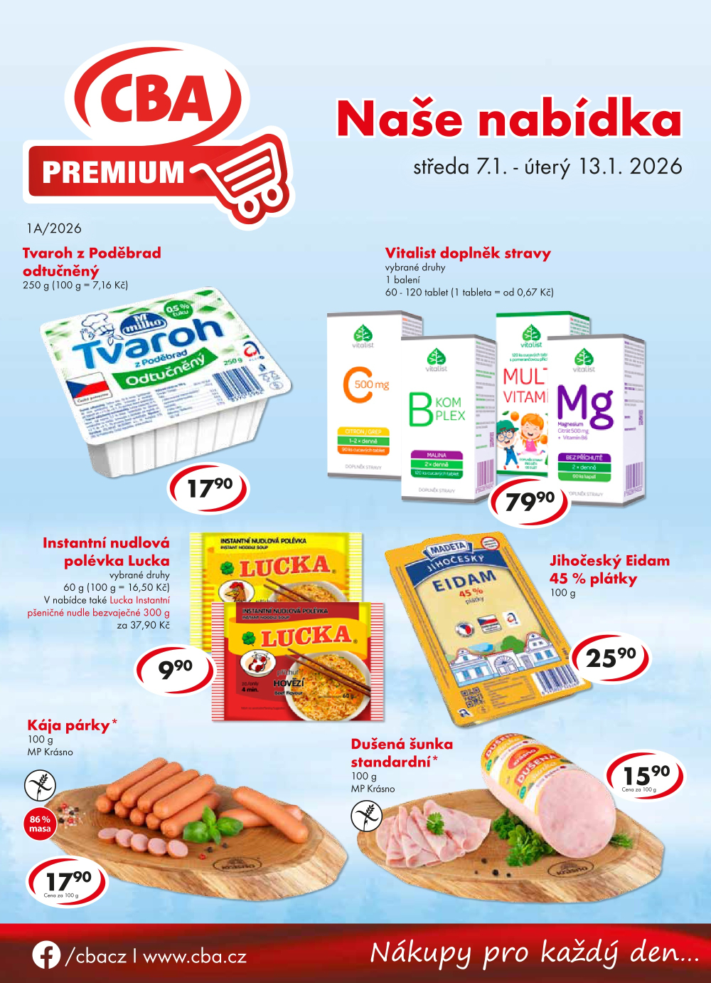 Leták CBA Premium leták - strana 1