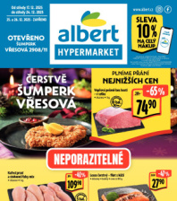Akční leták Albert Hypermarket  - Šumperk, Vřesová