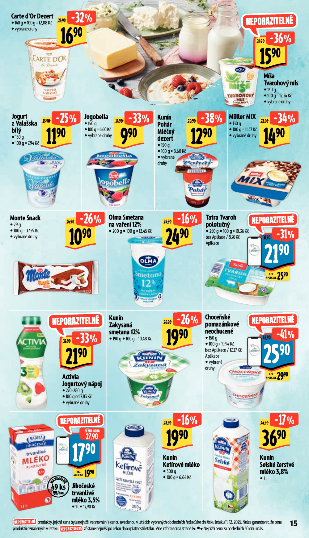 Leták Albert Supermarket leták - Brno, Veveří - strana 23