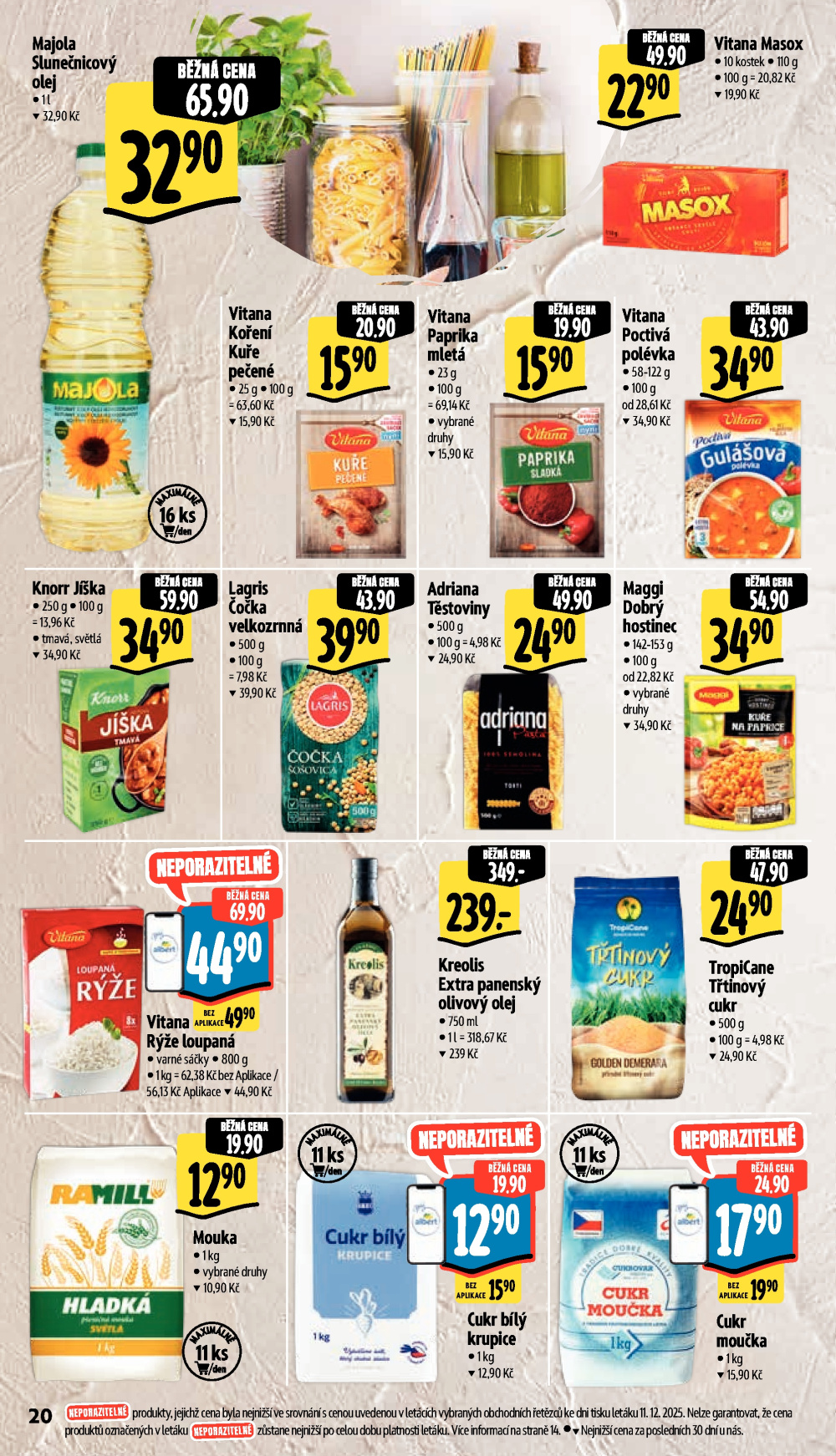 Leták Albert Supermarket leták - Brno, Veveří - strana 28