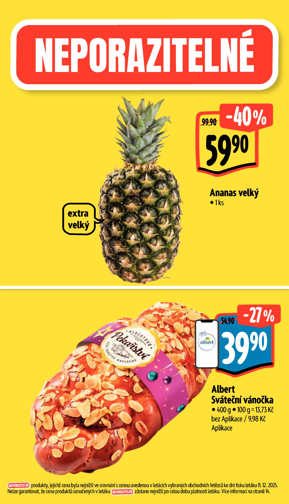 Leták Albert Supermarket leták - Brno, Veveří - strana 4