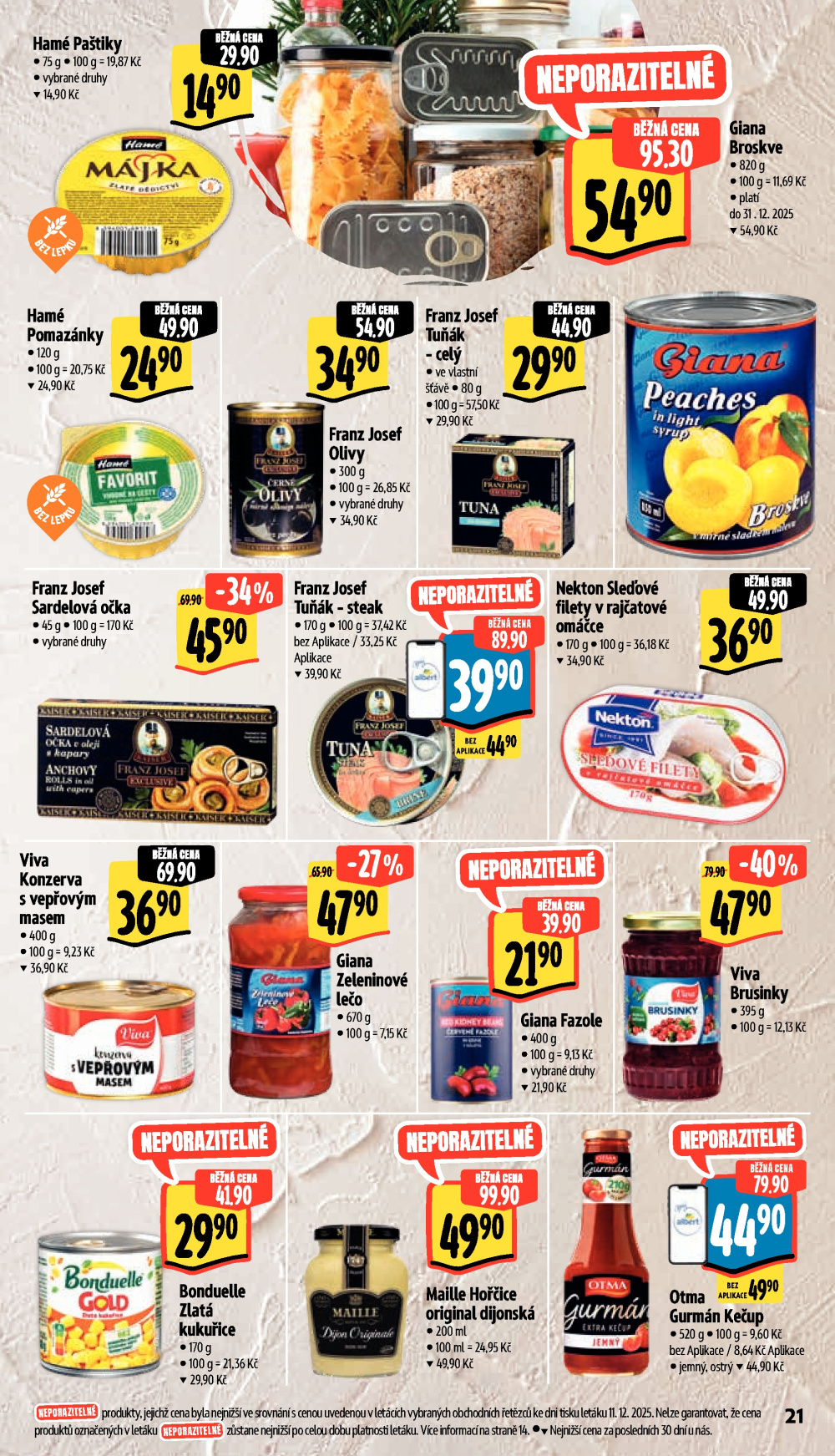 Leták Albert Supermarket leták - strana 29