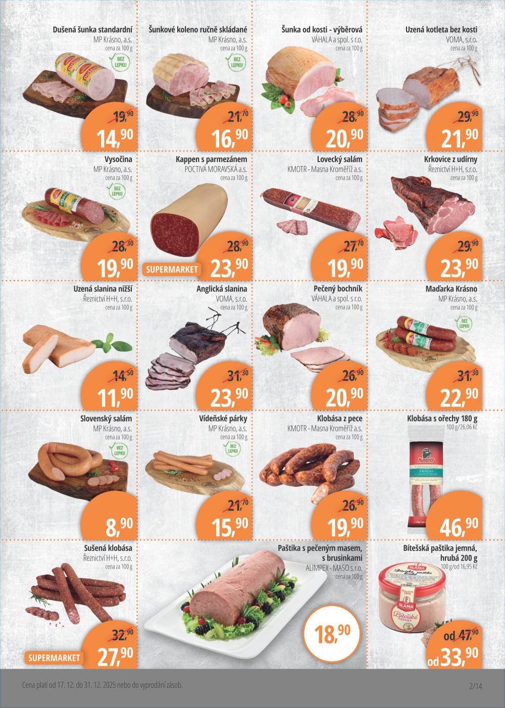 Leták Jednota Mikulov leták - strana 2