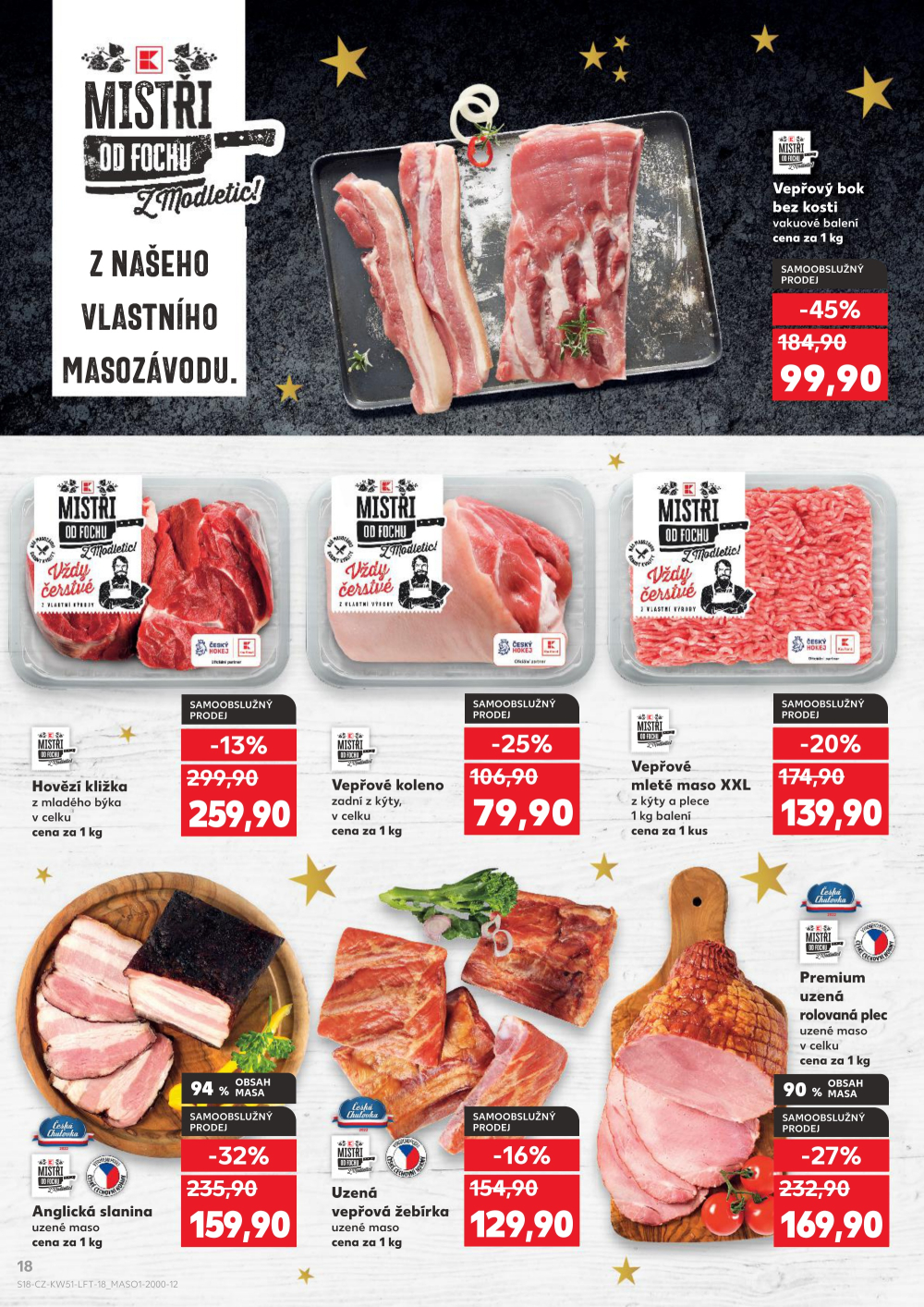 Leták Kaufland leták Hodonín, Dvořákova - strana 18