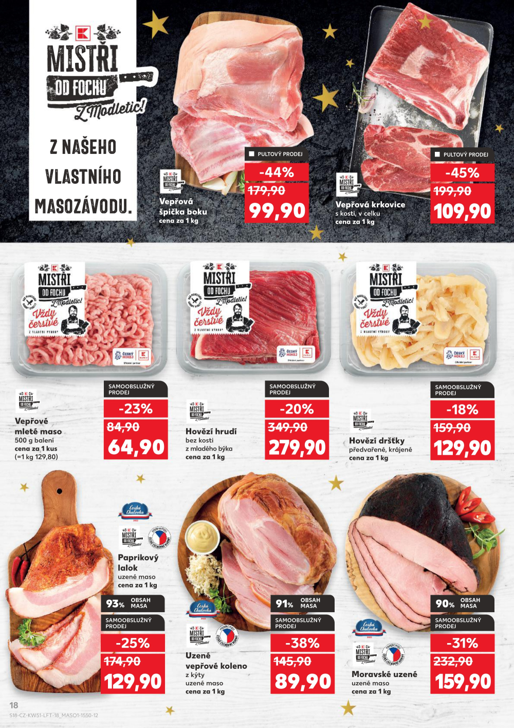 Leták Kaufland leták Přerov - Lýsky - strana 18