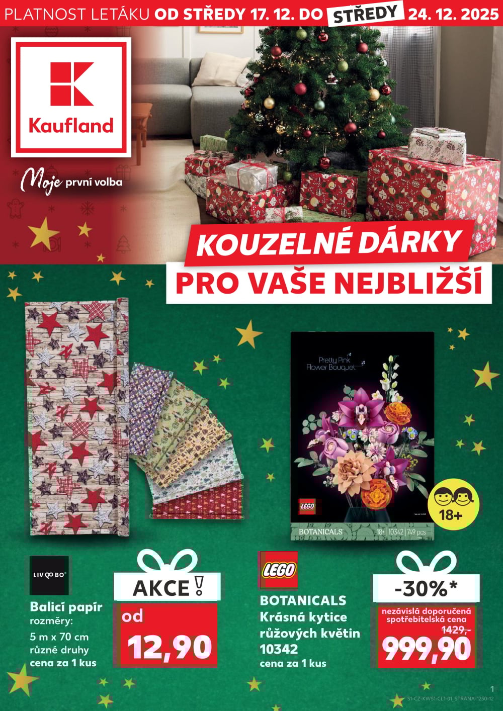 Leták Kaufland leták - Spotřební zboží - strana 1