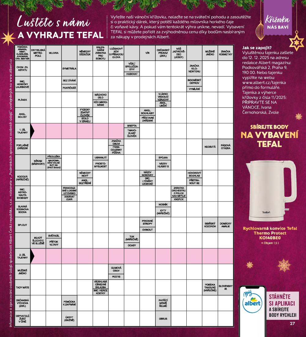 Leták Albert magazín - strana 27