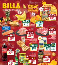 Akční leták BILLA velký 