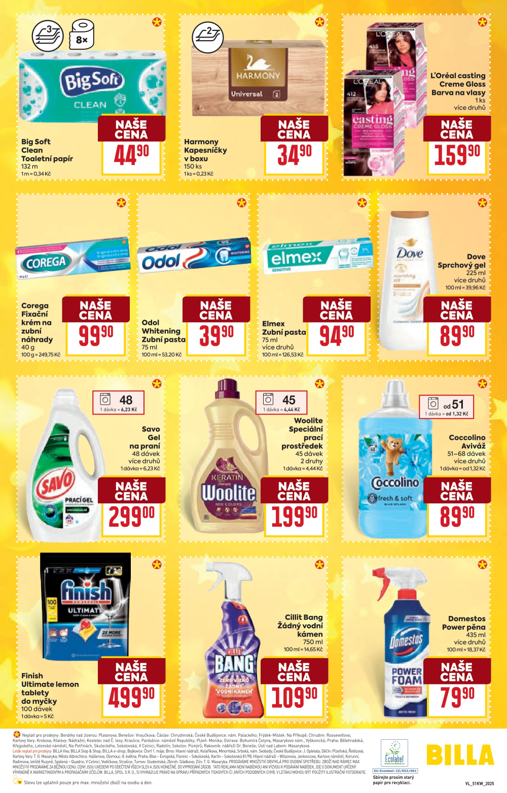 Leták BILLA velký leták - strana 50