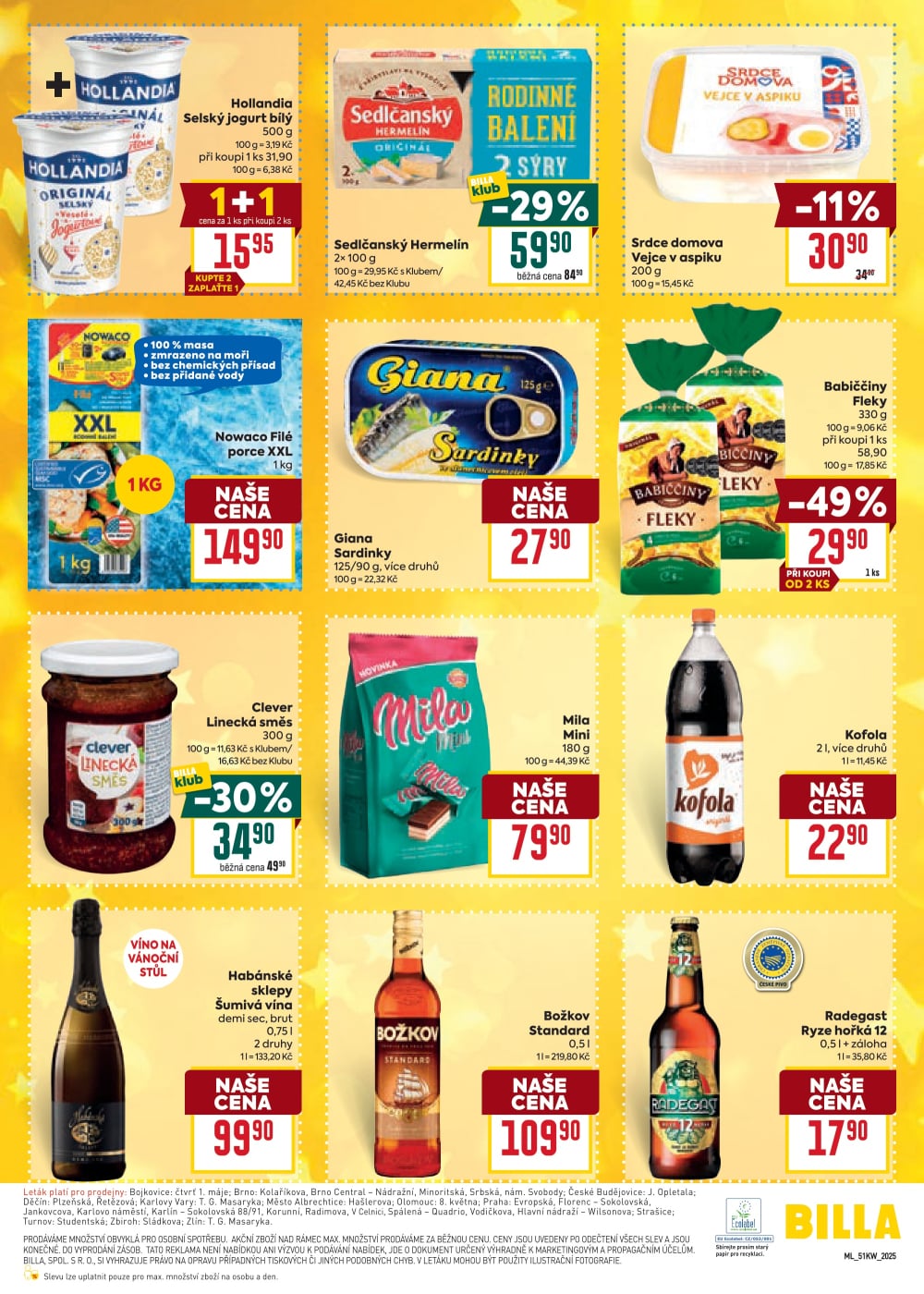Leták BILLA malý leták - strana 3