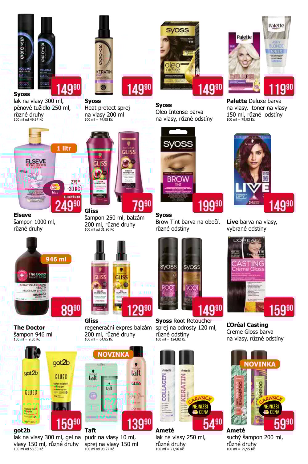 Leták Teta drogerie leták - strana 9