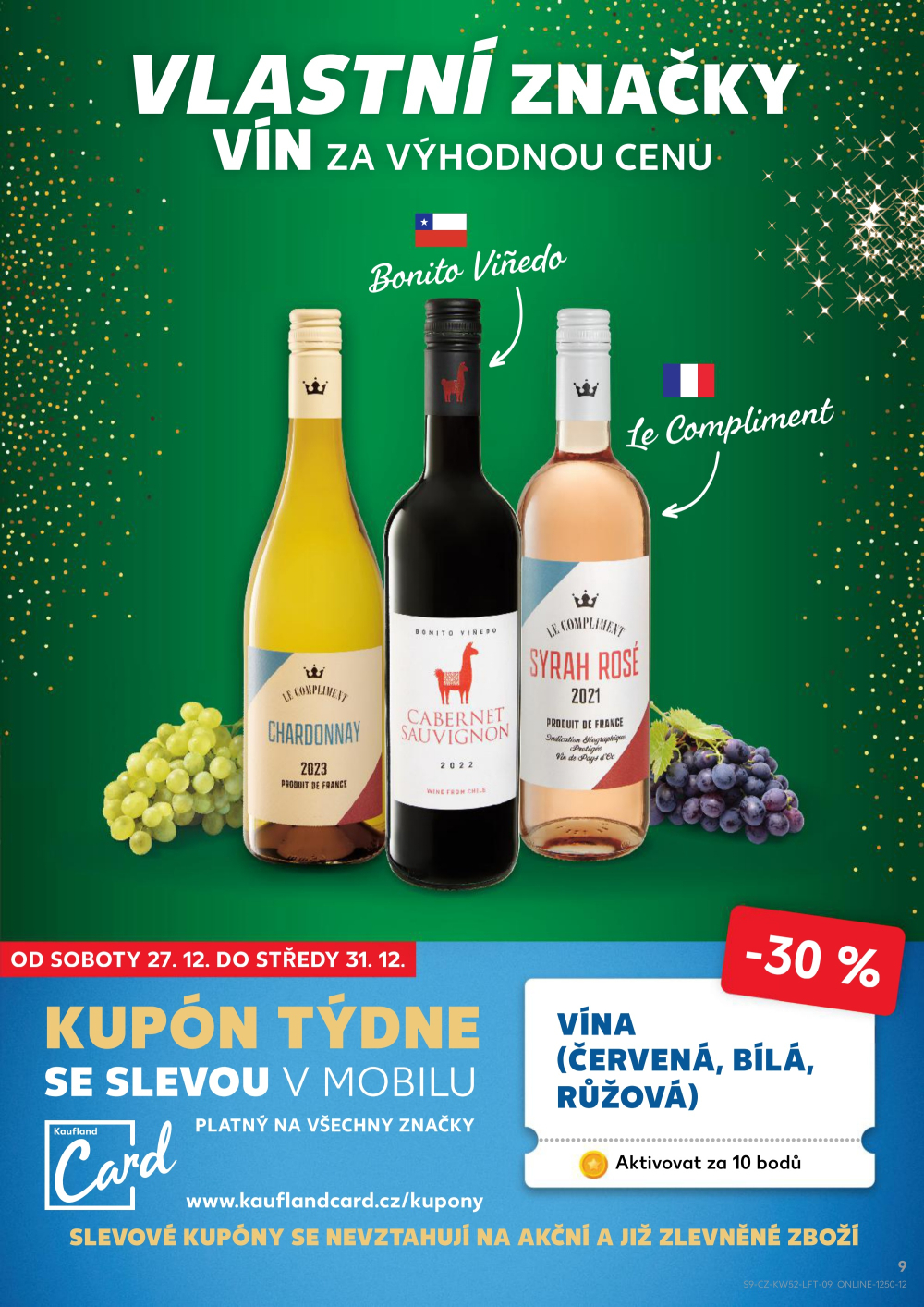 Leták Kaufland leták Poděbrady U Garáží - strana 9