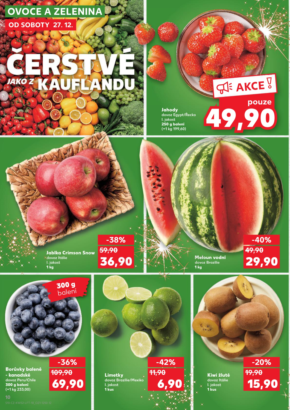 Leták Kaufland leták Hodonín, Dvořákova - strana 10