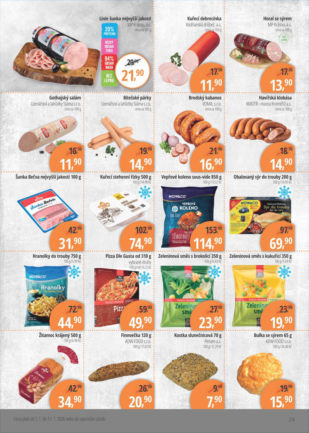 Leták Jednota Mikulov leták - strana 2