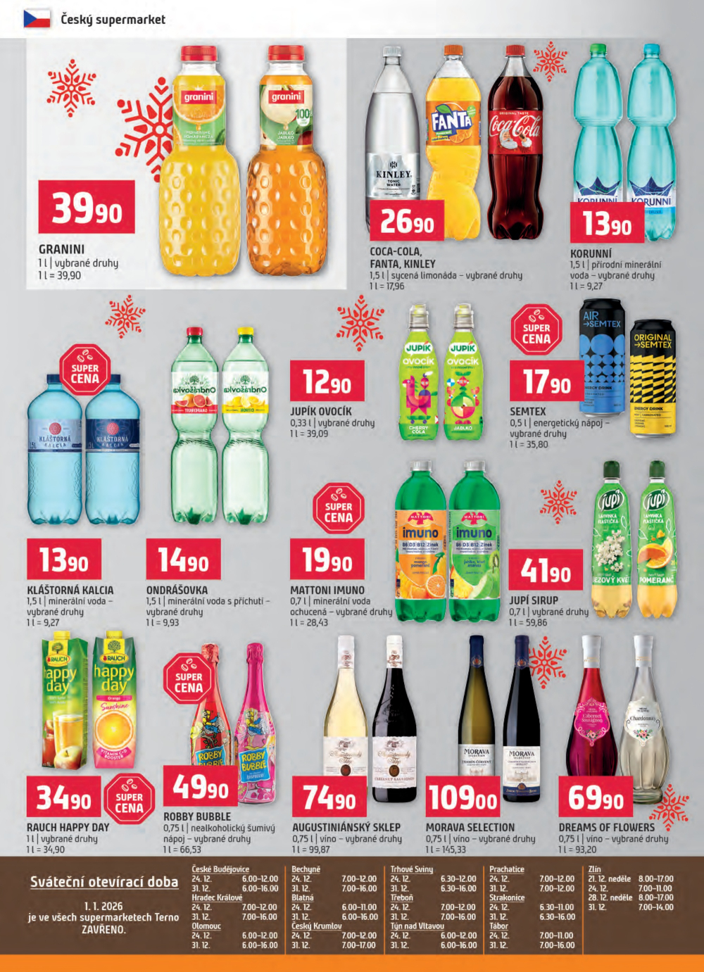 Leták Terno leták - České Budějovice, Třeboň, Trhové Sviny, Bechyně a Týn nad Vltavou - strana 12